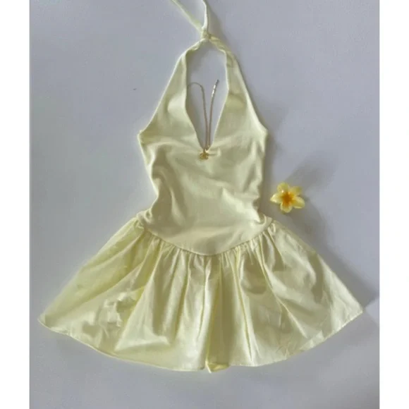 Zara halter mini dress open - Picture 5 of 8